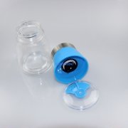 【手动胡椒研磨器】跨境货源手动胡椒研磨器黑胡椒粉玻璃厨房用品 调味瓶 研磨花椒器