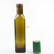 【橄榄油瓶】100-1000ml方形圆形茶色透明橄榄油瓶山茶油瓶250ml麻油瓶葡萄酒瓶玻