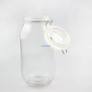 【储物罐卡扣玻璃密封罐】2200ML 1500ML 950ML 750ML 450ML玻璃器皿无铅密封瓶厨房玻璃瓶子大号食品储物罐卡扣玻璃密封罐