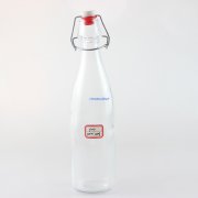 【圆形卡口瓶】厂家直销卡扣玻璃瓶500ml透明饮料瓶圆形乐扣果酒瓶果汁饮料瓶
